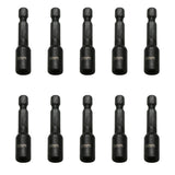 TMAX 10pc 6mm Cr-V Steel Magnetic Impact Power Hex Nut Driver Set with 1/4" Hex Shank