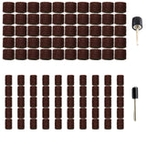 TMAX 50 pc 1/2" and 50 pc 1/4" Sand Drum Grit 60 Coarse with 2 pc 1/2" Mandrel fit Dremel