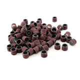 TMAX 50 pc 1/2" and 50 pc 1/4" Sand Drum Grit 60 Coarse with 2 pc 1/2" Mandrel fit Dremel