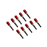 TMAX 10 pc Quick Release Security Screwdriver Bit Holder Impact Ready, 1/4 Inch Hex Shank