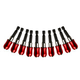 TMAX 10 pc Quick Release Security Screwdriver Bit Holder Impact Ready, 1/4 Inch Hex Shank
