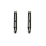 TMAX 2 pc PH2+1/4" Flat Double End Screwdriver Bit With Lock Ball for 15-in-1 Klein 32305
