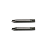 TMAX 2 pc PH2+1/4" Flat Double End Screwdriver Bit With Lock Ball for 15-in-1 Klein 32305