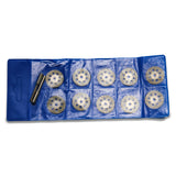TMAX 10 pc 3/4" Breath Diamond Coated Cut Off Wheel Saw Disc with 2 Mandrel 1/8" Shank for Dremel