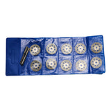 TMAX 10 pc 7/8" Breath Diamond Coated Cut Off Wheel Saw Disc with 2 Mandrel 1/8" Shank for Dremel