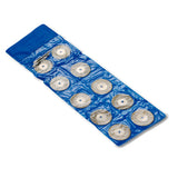 TMAX 10 pc 1-1/8" Solid Diamond Coated Cut Off Wheel Saw Disc with 2 Mandrel 1/8" Shank for Dremel