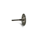 TMAX 10 pc 1-1/8" Breath Diamond Coated Cut Off Wheel Saw Disc with 2 Mandrel 1/8" Shank for Dremel