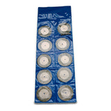TMAX 10 pc 2" Solid Diamond Coated Cut Off Wheel Saw Disc with 2 Mandrel 1/8" Shank for Dremel