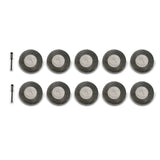 TMAX 10 pc 2" Solid Diamond Coated Cut Off Wheel Saw Disc with 2 Mandrel 1/8" Shank for Dremel