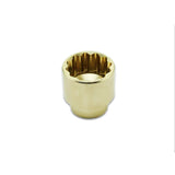 TMAX Non Sparking 8 mm 12-Point Socket, 1/2" Square Drive, Aluminum Bronze Corrosion-Resistant
