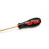 TMAX Non-Sparking 3/8" Slotted Flat Screwdriver, Beryllium Bronze Copper 8 Inch Working Length