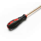 TMAX Non-Sparking 3/8" Slotted Flat Screwdriver, Beryllium Bronze Copper 8 Inch Working Length