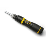TMAX 13-in-1 Ratcheting Multitool Screwdriver Set with 12 Bits, Ergonomic Adjustable Angle Handle