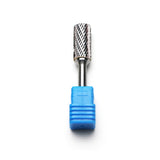TMAX SA-5 Tungsten Carbide Rotary Burr File, 1/2" Cylinder Shape Double Cut Head and 1/4" Shank 