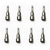 TMAX 8 pc Slot Power Wing Nut Driver Wrenches Set, 1/4" Hex Shank for Panel Nuts Screws Bolt