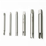 TMAX 6 pc 3/4 Flute Tap Extractor Broken Head Screw Remover Stripped Tap Drill Set 