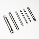 TMAX 6 pc 3/4 Flute Tap Extractor Broken Head Screw Remover Stripped Tap Drill Set 