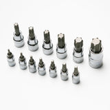 TMAX 13-Piece Professional-Grade Torx Bit T-Socket Set Cr-V and S2 Steel