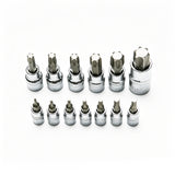 TMAX 13-Piece Professional-Grade Torx Bit T-Socket Set Cr-V and S2 Steel