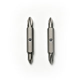 TMAX 2pc PH1 + PH2 Phillips Double End Screwdriver Bit for Klein Screwdriver Nut Driver