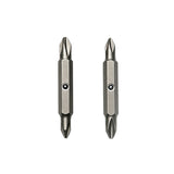 TMAX 2pc PH1 + PH2 Phillips Double End Screwdriver Bit for Klein Screwdriver Nut Driver