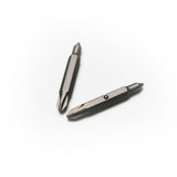 TMAX 2pc PH1 + PH2 Phillips Double End Screwdriver Bit for Klein Screwdriver Nut Driver