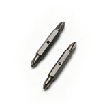 TMAX 2pc PH1 + PH2 Phillips Double End Screwdriver Bit for Klein Screwdriver Nut Driver