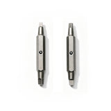 TMAX 2pc #1+#2 Square Double End Robertson Insert Bit With Lock Ball for 15-in-1 Klein 32305