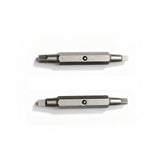 TMAX 2pc #1+#2 Square Double End Robertson Insert Bit for Klein Screwdriver Nut Driver