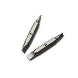 TMAX 2pc 3/16"+1/4" Flat Slot Double End Insert Bit With Lock Ball for 15-in-1 Klein 32305