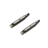 TMAX 2pc 3/16"+1/4" Flat Slot Double End Insert Bit With Lock Ball for 15-in-1 Klein 32305