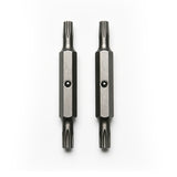 TMAX 2pc T20 + T25 Torx Star Double End Screwdriver Bit for Klein Screwdriver NutDriver