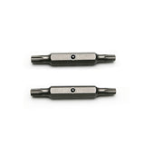 TMAX 2pc T20 + T25 Torx Star Double End Screwdriver Bit With Lock Ball for 15-in-1 Klein 32305