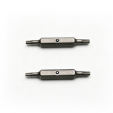 TMAX 2pc T10 + T15 Torx Star Double End Screwdriver Bit for Klein Screwdriver NutDriver