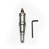 TMAX 3/4 Inch TCT Hole Saw Cutter, with Spring Loaded Pilot Drill Bits for Hard Metal
