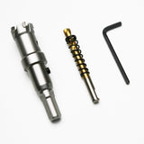 TMAX 3/4 Inch TCT Hole Saw Cutter, with Spring Loaded Pilot Drill Bits for Hard Metal
