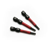 TMAX 10pc T9H Tamper Proof Torx 2" Impact Torsion Screwdriver Bit S2 Steel with 1/4" Hex Shank