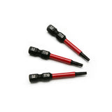 TMAX 10pc T10H Tamper Proof Torx 2" Impact Torsion Screwdriver Bit S2 Steel with 1/4" Hex Shank
