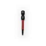 TMAX 10pc T10H Tamper Proof Torx 2" Impact Torsion Screwdriver Bit S2 Steel with 1/4" Hex Shank