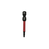 TMAX 10pc T10H Tamper Proof Torx 2" Impact Torsion Screwdriver Bit S2 Steel with 1/4" Hex Shank