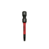 TMAX 10pc T15H Tamper Proof Torx 2" Impact Torsion Screwdriver Bit S2 Steel with 1/4" Hex Shank