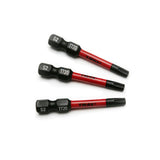 TMAX 10pc T20H Tamper Proof Torx 2" Impact Torsion Screwdriver Bit S2 Steel with 1/4" Hex Shank