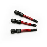 TMAX 10pc T20H Tamper Proof Torx 2" Impact Torsion Screwdriver Bit S2 Steel with 1/4" Hex Shank