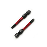 TMAX 10pc T25H Tamper Proof Torx 2" Impact Torsion Screwdriver Bit S2 Steel with 1/4" Hex Shank