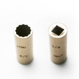 TMAX Non-Sparking 3/4" 12-Point Deep Socket, 1/2" Square Drive, Aluminum Bronze Corrosion-Resistant