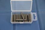 TEMO 25pc H-1.5 Hex 1/16" Impact Ready 2" Length Screwdriver Insert Bits w quick release slot GC